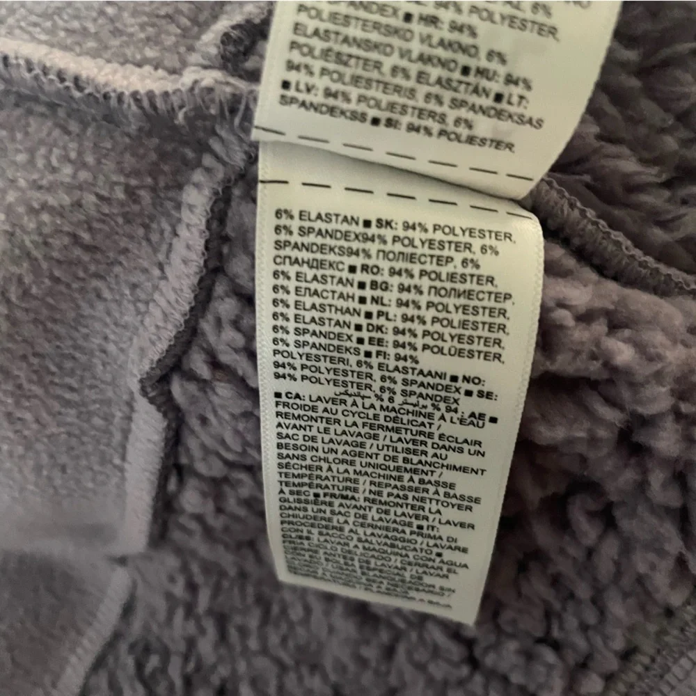 Athleta Girl Cloud Fleece Full Zip Hoodie size14